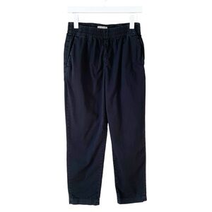 Everlane The Easy Pant Black Size 2 Pull On Cotton Twill Minimalist Travel
